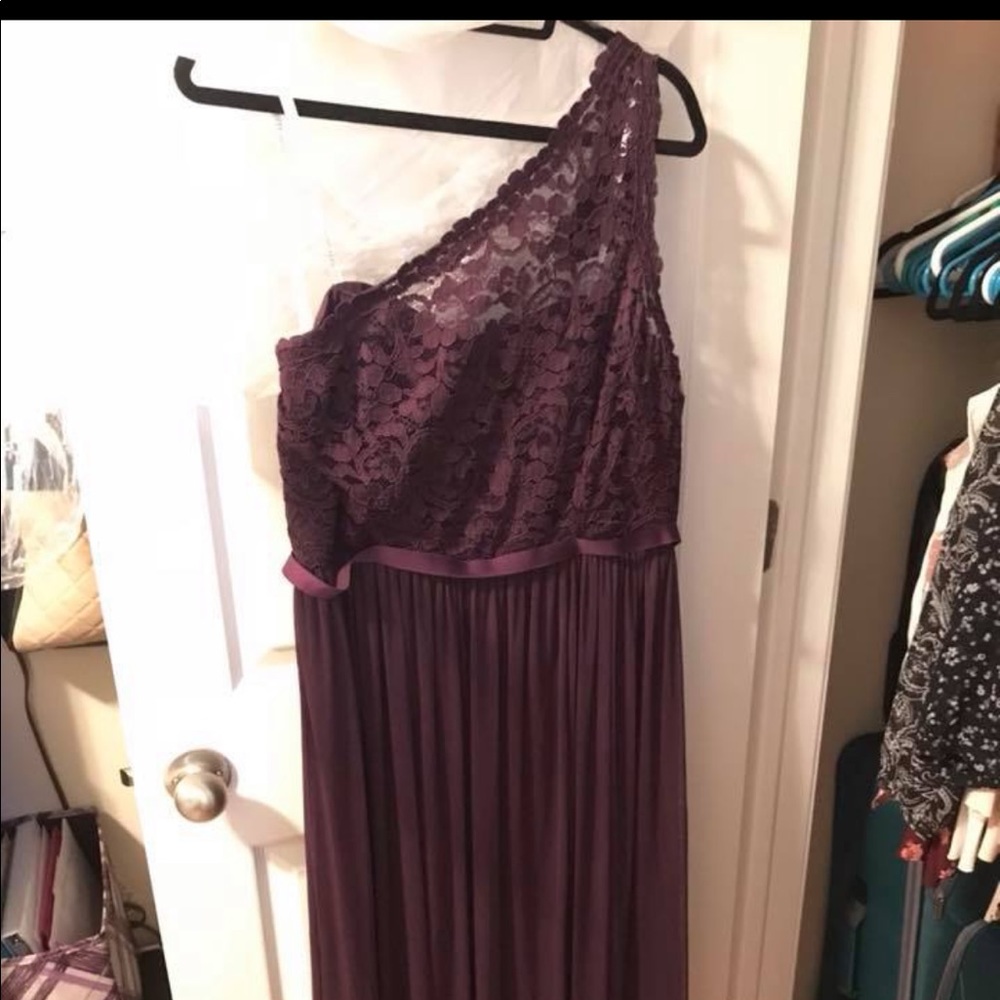Plum Bridesmaid Dress